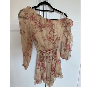 New Zimmermann Silk Floral Print Romper, Size US 4